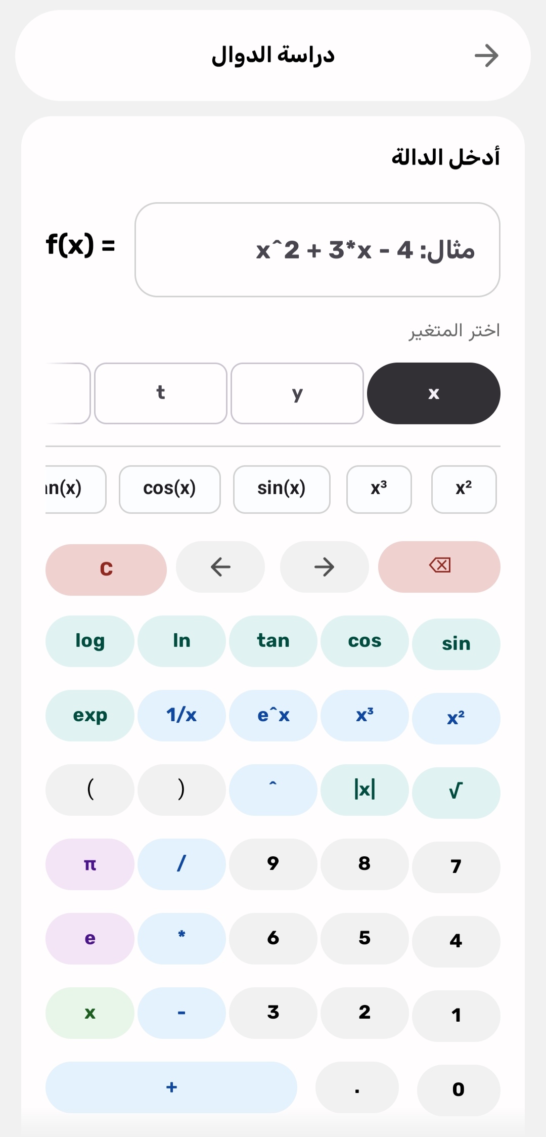 تحليل الدوال