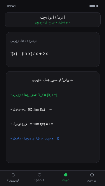 تحليل الدوال
